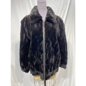 sheared mink section jacket w/ LH mink collar (96098)